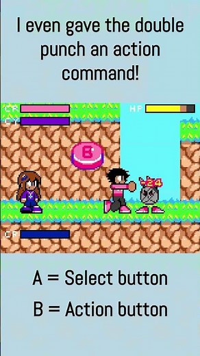 I gave my attacks Action Commands! #rpg #pixelart #marioandluigisuperstarsaga #indiegame