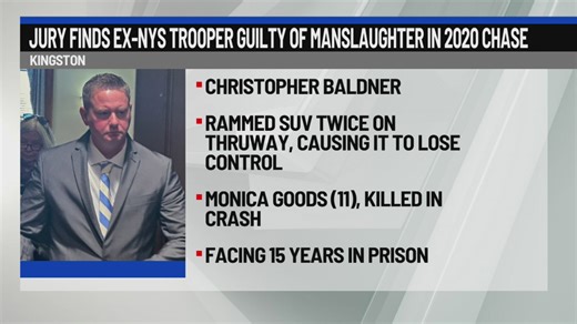 Ex-NYS trooper found guilty in 2020 manslaughter