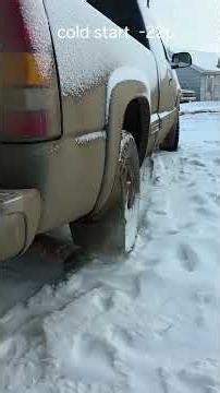 Cold start on a 2000 Chevy, Silverado