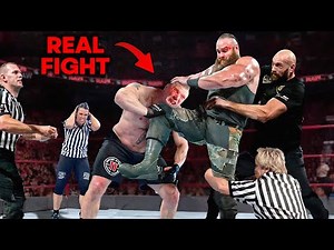 10 WWE Matches that Turned into REAL FIGTHS