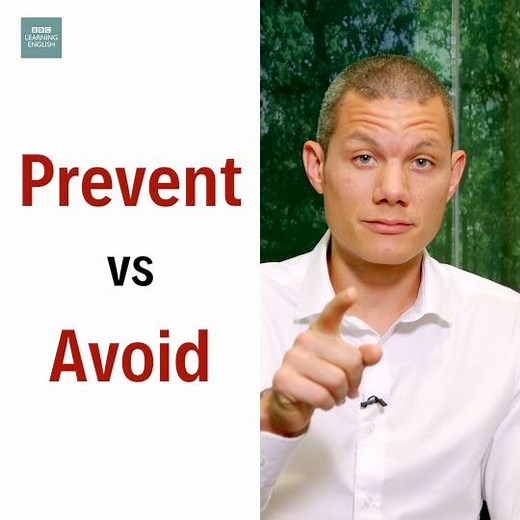 81K views · 1K reactions | Do you know the difference between 'prevent' and 'avoid'? Avoid making a mistake with this English In A Minute! #bbclearningenglish #Englishinaminute #esl #learnenglish #confusingwords | BBC Learning English | Facebook