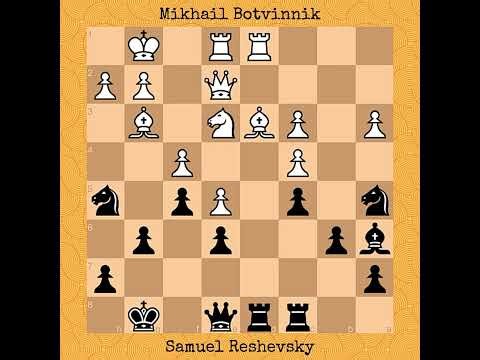 Mikhail Botvinnik vs Samuel Reshevsky | FIDE World Championship Tournament (1948)