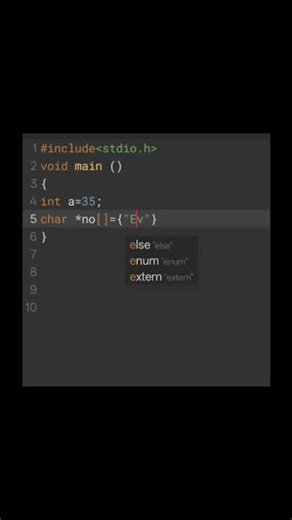 #c program even or odd tricky #short