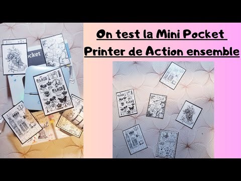 We're testing the mini Pocket Printer Action
