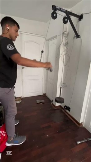 Wall-Mounted Pulley System: Home Fitness!