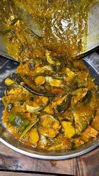 Village Style River Fish Curry 🐟 Authentic Taste #shorts