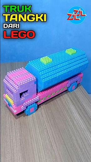 Membuat Truk Tangki dari Lego | Make a Tanker Truck from Lego #satisfying #asmr #lego #shorts #truck