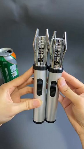 🛒🔗 https://temu.to/k/pt3sf807gti Windproof butane torch | Free Flow