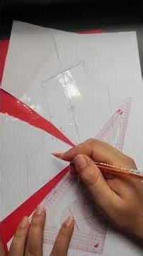 ဂျိုင်းဒေါက်/ဘေးဒေါက်ထည့်နည်း pattern tip#sewing #easydrawing #pattern