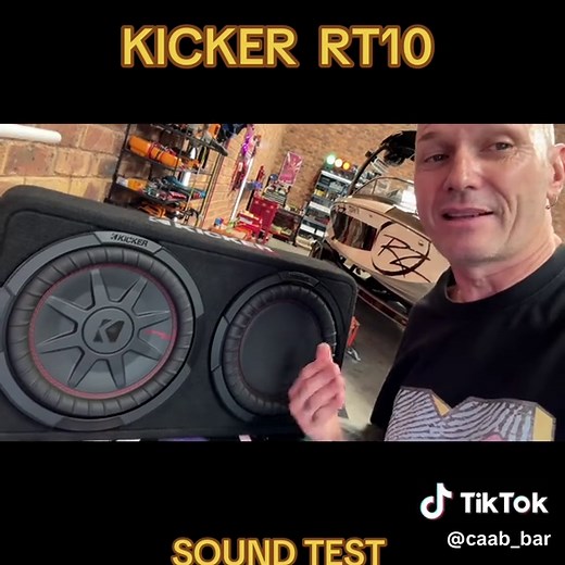 Kicker RT10” Subwoofer Sound Test