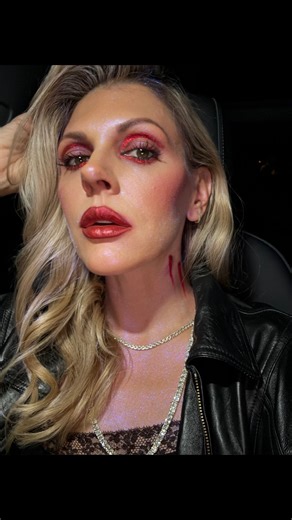 LEMONHEAD.LA on Instagram: "Megan’s testing our newest experiment– a Houdini-infused body spray, made with the same formula as our upcoming setting spray but packed with our now-you-see-it, now-you-don’t pigment.⁠ ⁠ Then she takes it full Halloween glam with Roosevelt Spacepaste®– red glitter eyes and sparkling vampire bite marks 🩸⁠ ⁠ High-shine, no-mess, handcrafted artistry– the Lemonhead way 💋⁠ ⁠ 💬 Comment VAMPIRE and we’ll send you the link to shop Roosevelt Spacepaste® instantly!⁠ ⁠ 💬 C