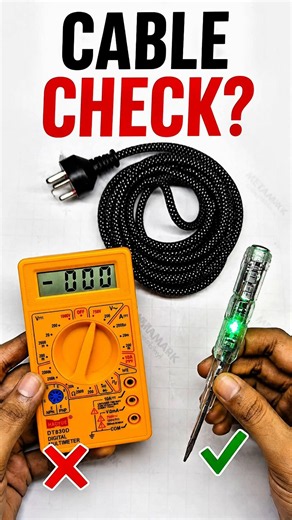 Tester Se Cable Check? 🤔 #SayanExp