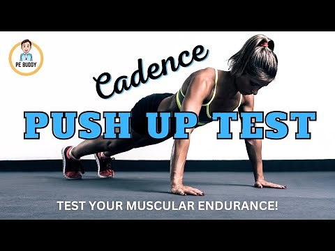 Cadence Pushup Test - With Visual Guidance, Tempo Beat & Norms