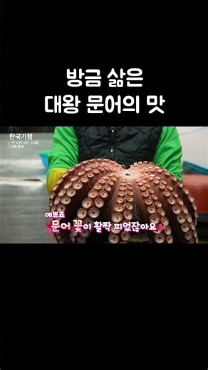 The Taste of Freshly Boiled Giant Octopus #shorts