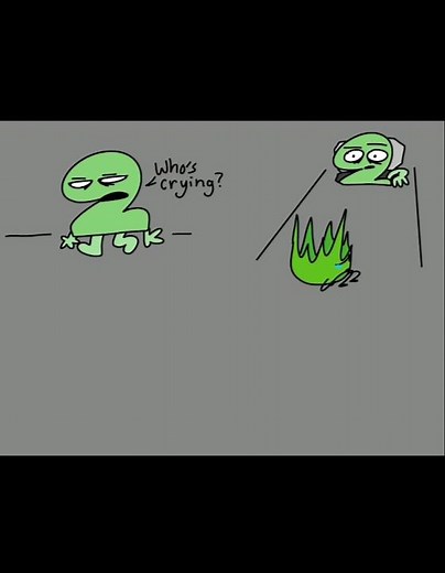 Two Finds Grassy [BFDI Comic]