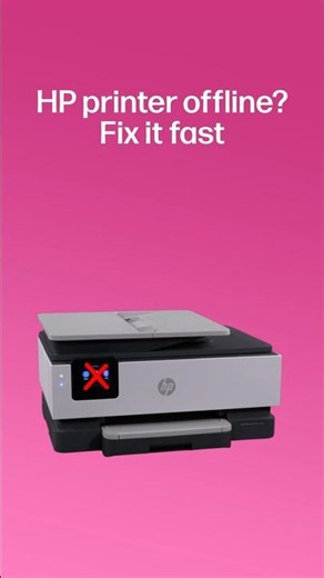 HP Printer Offline? Fix it fast #shorts