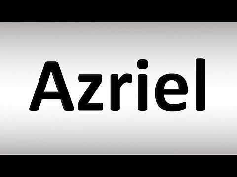 How to Pronounce Azriel (A Court of Mist and Fury, ACOTAR)