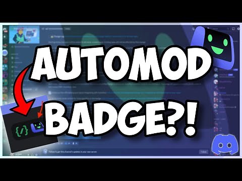 How to get the Uses Automod BADGE for your Discord Bot!