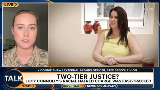 “While Lord Hermer says you can’t hide behind your keyboard, another judge says you can hide behind your age — even if you sexually assault a child.” Lucy Connolly — a mother and childminder of previous good character — made an ill-judged and intemperate social media post following the tragic Southport murders. She deleted it within hours, yet was jailed for 31 months for inciting racial hatred. New documents reveal her prosecution was fast-tracked for approval by Attorney General Lord Hermer. W