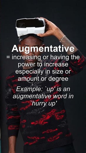 Word of the Day: Augmentative #Shorts