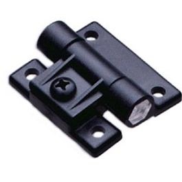 Adjustable Torque Hinge, Sy mmetric, Large Size, Acetal Copolymer, Natural, Black