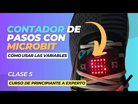5. Micro:bit: How to make a step counter | Robotics project for children with Make Code