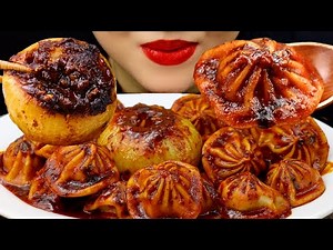 Spicy Onion Boil and Soup Dumplings EATING SOUNDS | MUKBANG | KLE ASMR
