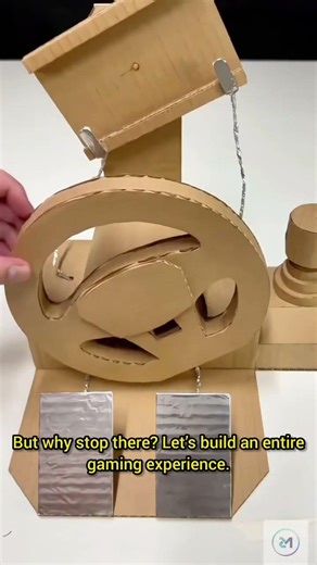 I made a gaming console with cardboard