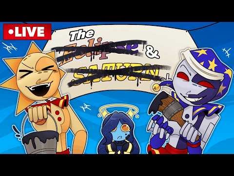 SUN AND MOON TAKEOVER THE SHOW!? Eclipse And Saturn Show LIVE!