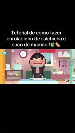 Tutorial de fazer enroladinho de salsicha e suco