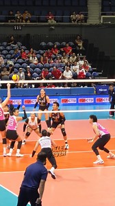 100K views · 289 reactions | Jessey De Leon sends it over the defense for the point. #PVL2025 #PVLReinforcedConference #volleyball | Volleyfever | Facebook
