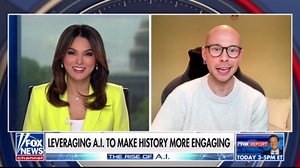 Influencer uses AI to teach people about history