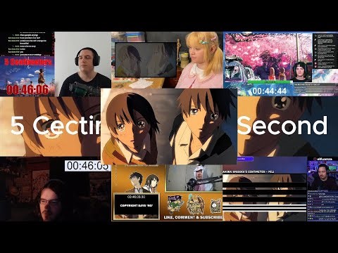5 Centimeters Per Second Reaction Mashup | This Anime Movie Hurt More Than Expected 😭