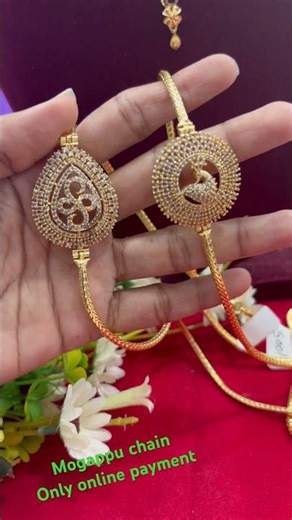 Micro gold Mogappu chain with a classic South Indian touch 💛#MicroGold #MogappuChain #GoldJewellery