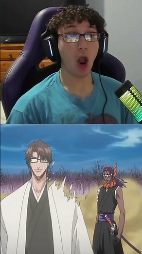 Aizen Is The Best Villain!! #anime #bleach #reaction