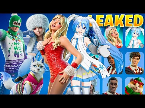 ALL NEW FORTNITE WINTEFEST SKINS (Hatsune Miku, Sabrina Carpenter, Harry Potter..)