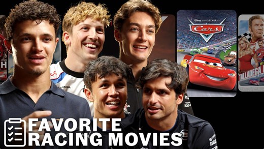 F1 Drivers Reveal Favorite Racing Movies (w/ Lando Norris, Carlos Sainz, George Russell, Alex Albon)