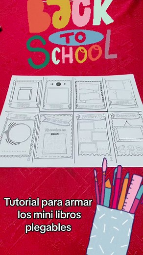Mini libros plegables: Tutorial de creación práctico