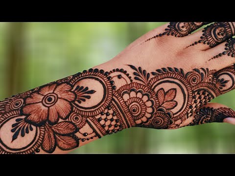New 2024 Special Mehndi Design For Back Hand/Latest Simple bridal mehndi design/Eid special Mehndi