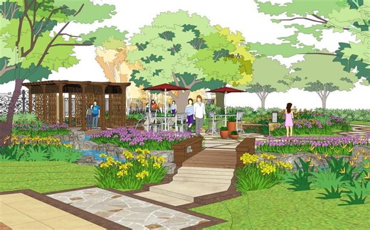 【带课件】Sketchup草图大师园林景观设计从基础到提高实战教程