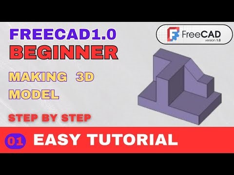 FreeCAD Tutorial for Beginners | Learn 3D Modeling Step by Step"