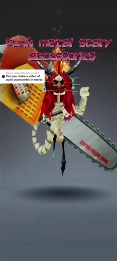 Roblox Punk and Metal Avatar Accessories Showcase