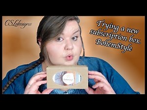 Trying a new subscription box ⎮ BohemStyle