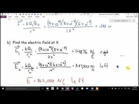 Physics 12 Electrostatics Tutorial 2016