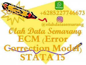 ECM (Error Correction Model) STATA 15