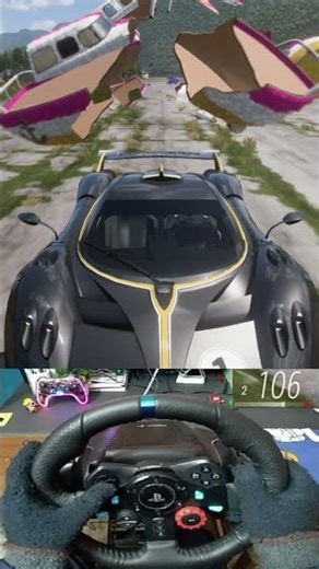 PAGANI Huayra R - 838 HP | Skill Increase - Forza Horizon 5 | Logitech G29 Gameplay