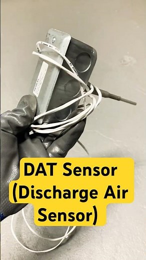 What is a Discharge Air Temp Sensor?! #facilitymaintenance #hvac
