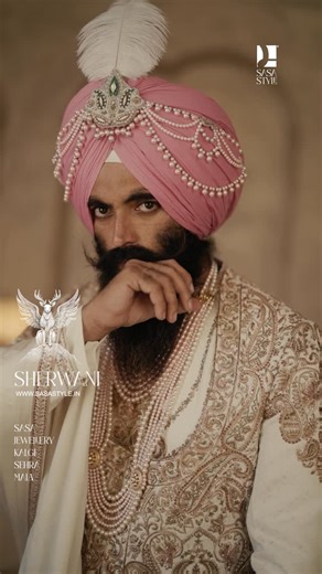 SASA STYLE™ on Instagram: "Sherwani Angrakha with Pajami & Pala Cream sherwani in pure raw silk with rose gold hand embroidery, resham threads, sequins, and beadwork. Inspired by Mughal architecture and floral jaali motifs, exuding timeless elegance and regal sophistication. Visit SASA STYLE New Delhi • Chandigarh • Barnala • Jalandhar +91 80000 86299 +91 80000 82699 Couture- @sasastyle__ @sasastyle_sherwani Accessory- @sasastyle_accessory Photo Agency - @bottleinadagency #sherwaniforsradar #she