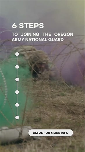 Thinking about joining the Oregon Army National Guard? Here are the 6 steps to get started  1️⃣ Connect with a recruiter 2️⃣ Complete your physical 3️⃣ Take the ASVAB 4️⃣ Choose your MOS (job) 5️⃣ Take the oath 6️⃣ Ship to basic training Each step brings you closer to earning benefits, skills, and a purpose that lasts a lifetime.  #OregonGuard #JoinTheGuard #ArmyNationalGuard #ServeYourState #OregonStrong | Oregon Army National Guard | Facebook