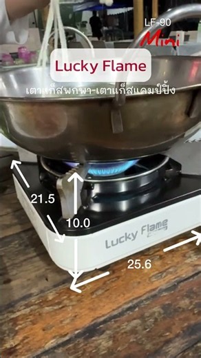 Lucky Flame Picnic Gas Stove Model LF-90 Mini, Portable Gas Canister Stove, Small Portable Gas St...